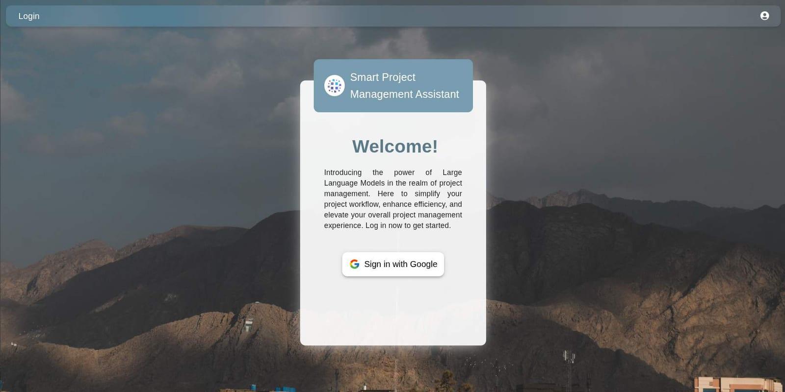 Smart Project Management Assistant project preview